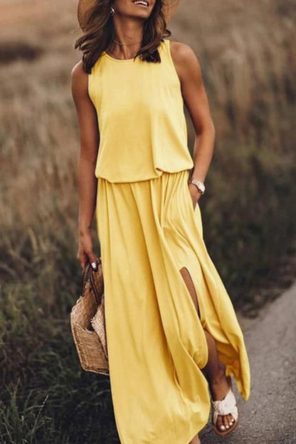 Elegant Long Sleeve Maxi Dress for Ladies