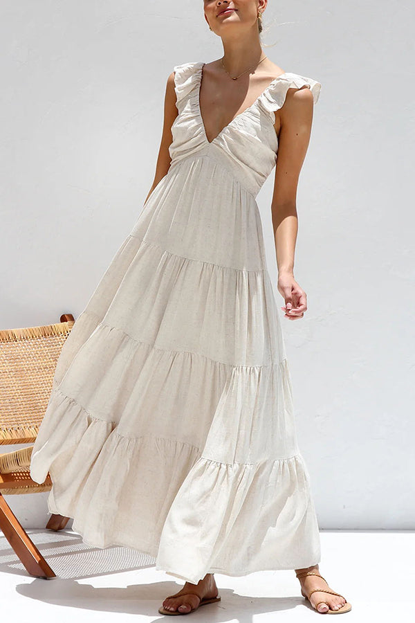 Long Sleeve Floor Length Women's Dress - ModishWorld