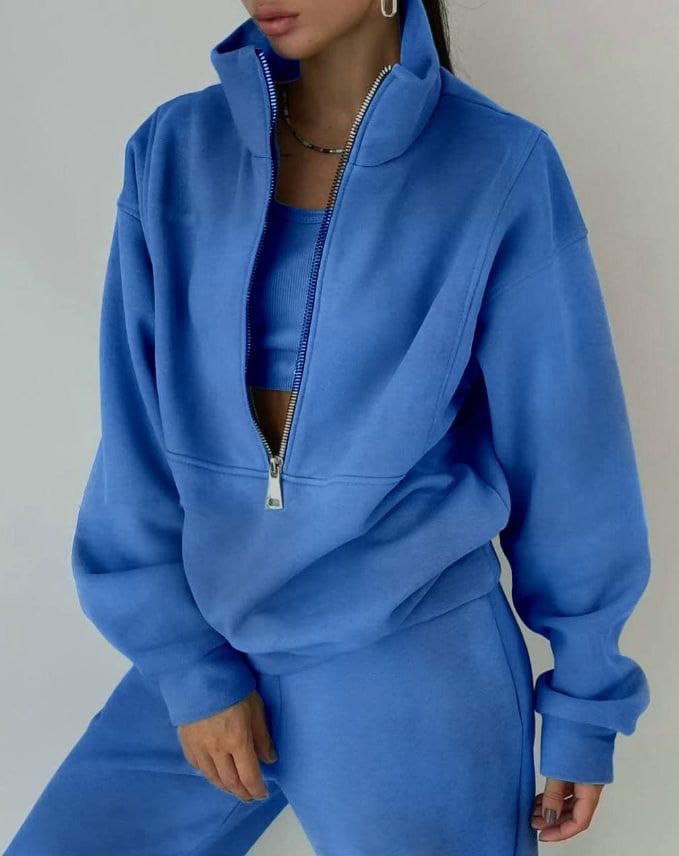 Comfy Women's Sleepwear Set - Soft Top & Leggings