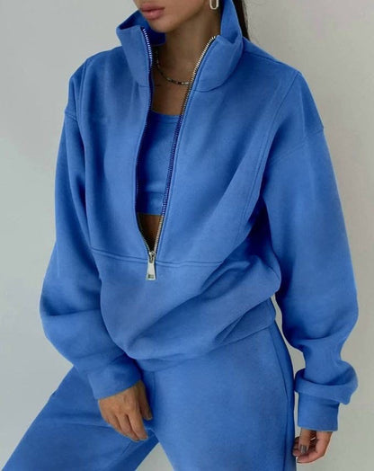 Comfy Women's Sleepwear Set - Soft Top & Leggings