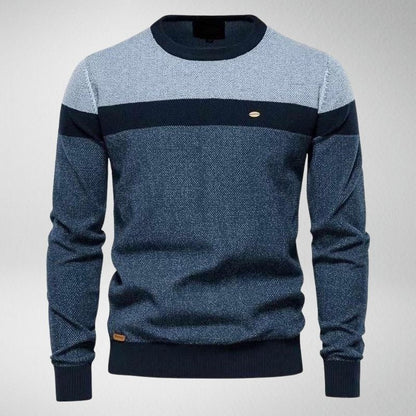 Classic Men's Striped Crew Neck Sweater