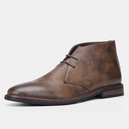 Men's Classic Low Heel Ankle Boots