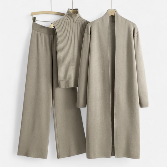 Chic Women's Cozy 3-Piece Sweater Set - Modish World