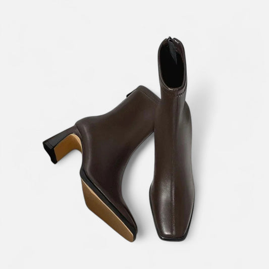Classic Ladies Low Heel Ankle Boots - Modish World
