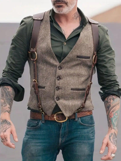 Classic Reversible Mens Puffer Vest