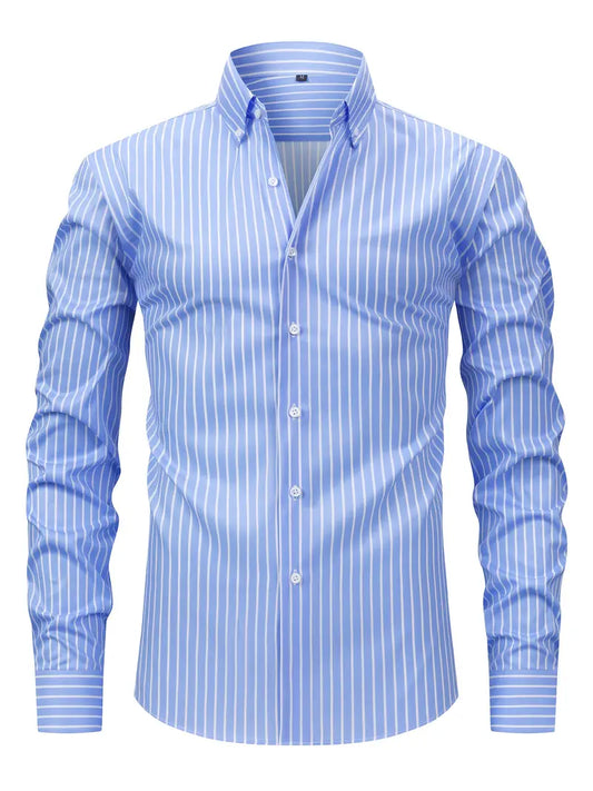 Classic Men's Stripe Dress Shirt - Modish World
