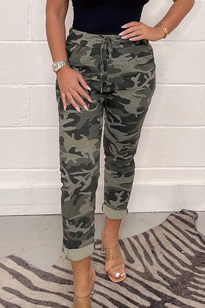 Women's Leopard Pants - Soft Relaxed Fit Trousers