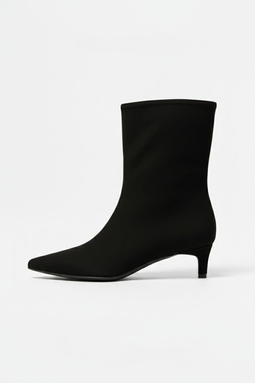 Chic Pointed-Toe Ankle Boots for Women