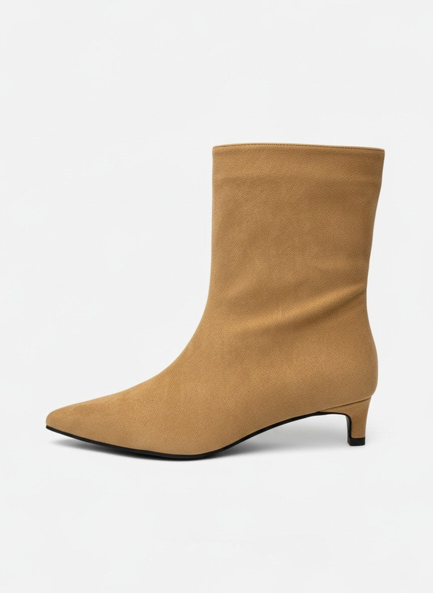 Chic Pointed-Toe Ankle Boots for Women - Modish World