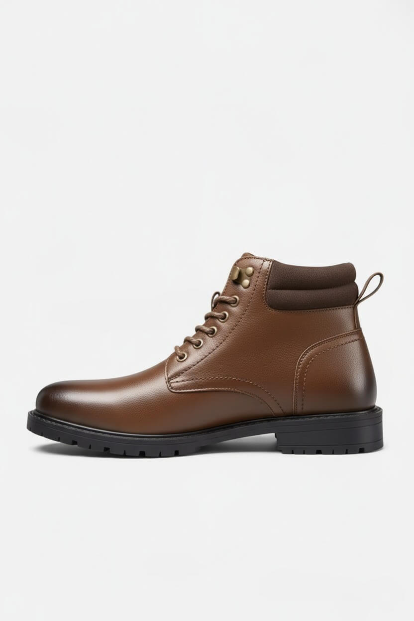 Stylish Men's Ankle Boots - Classic Winter Boots - Modish World
