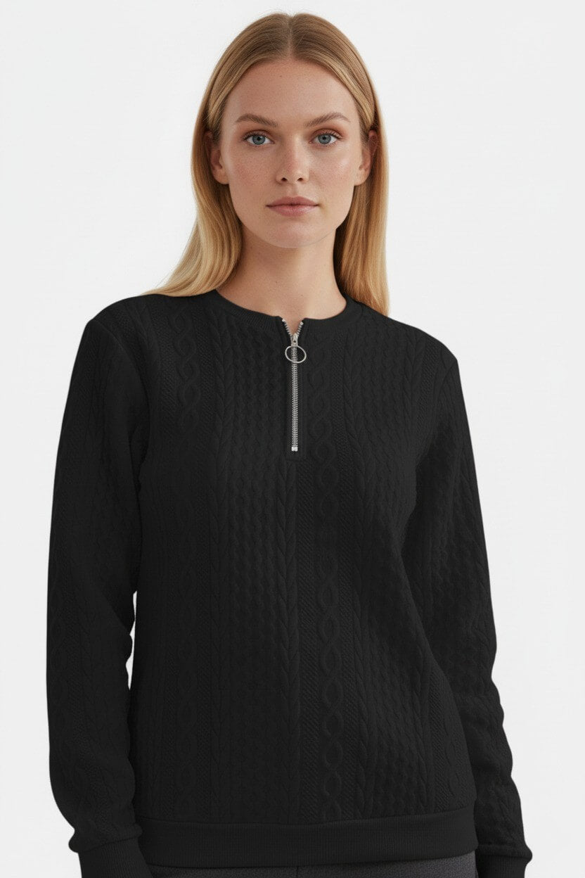 Classic Cable Knit Women's Pullover Sweater