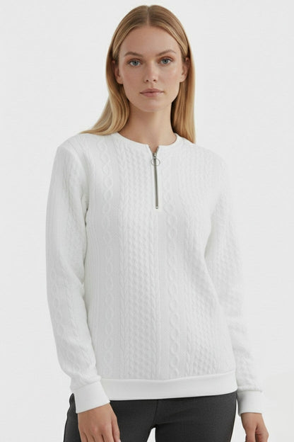 Classic Cable Knit Women's Pullover Sweater