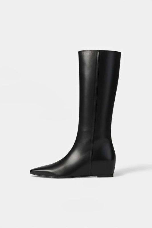Chic Women's Tall Leather Boots - Modish World