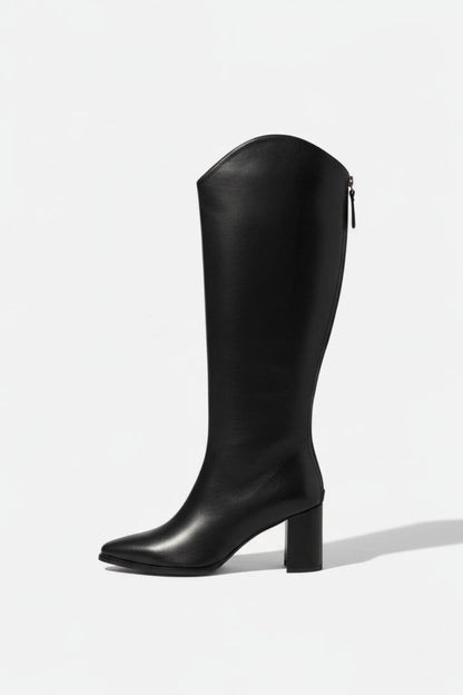 Trendy Women's Knee High Boots - Block Heel Style - Modish World