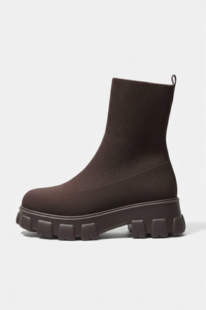 Warm Knitted Ankle Boots for Women - Modish World