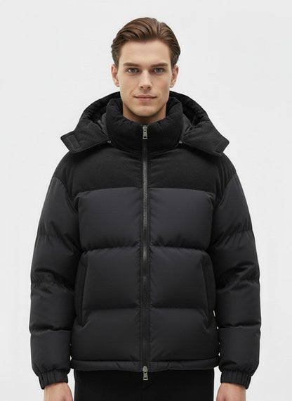 Stylish Men's Puffer Coat - Warm Winter Jacket - Modish World
