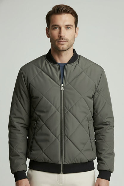 Warm Men's Padded Bomber Winter Jacket