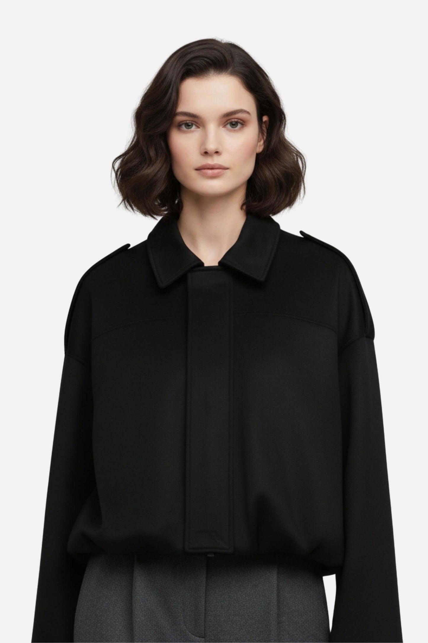 Classic Suede Bomber Jacket for Women