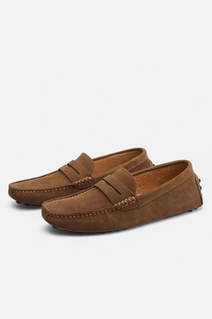 Luxury Suede Slip On Loafers