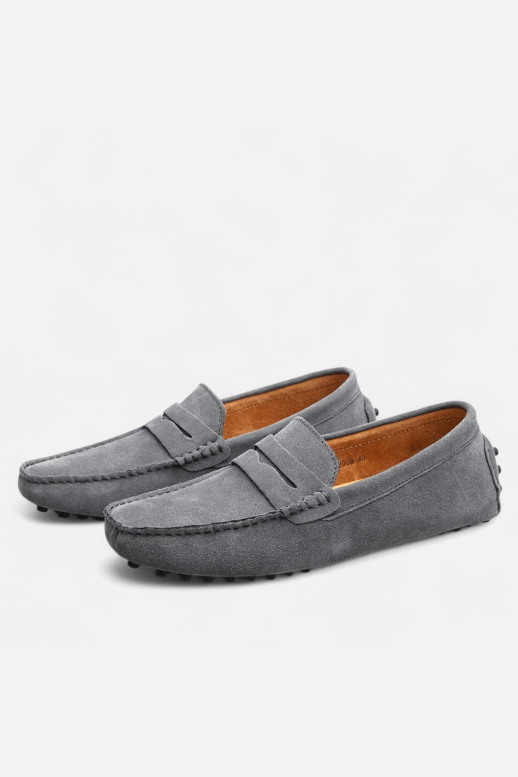 Luxury Suede Slip On Loafers