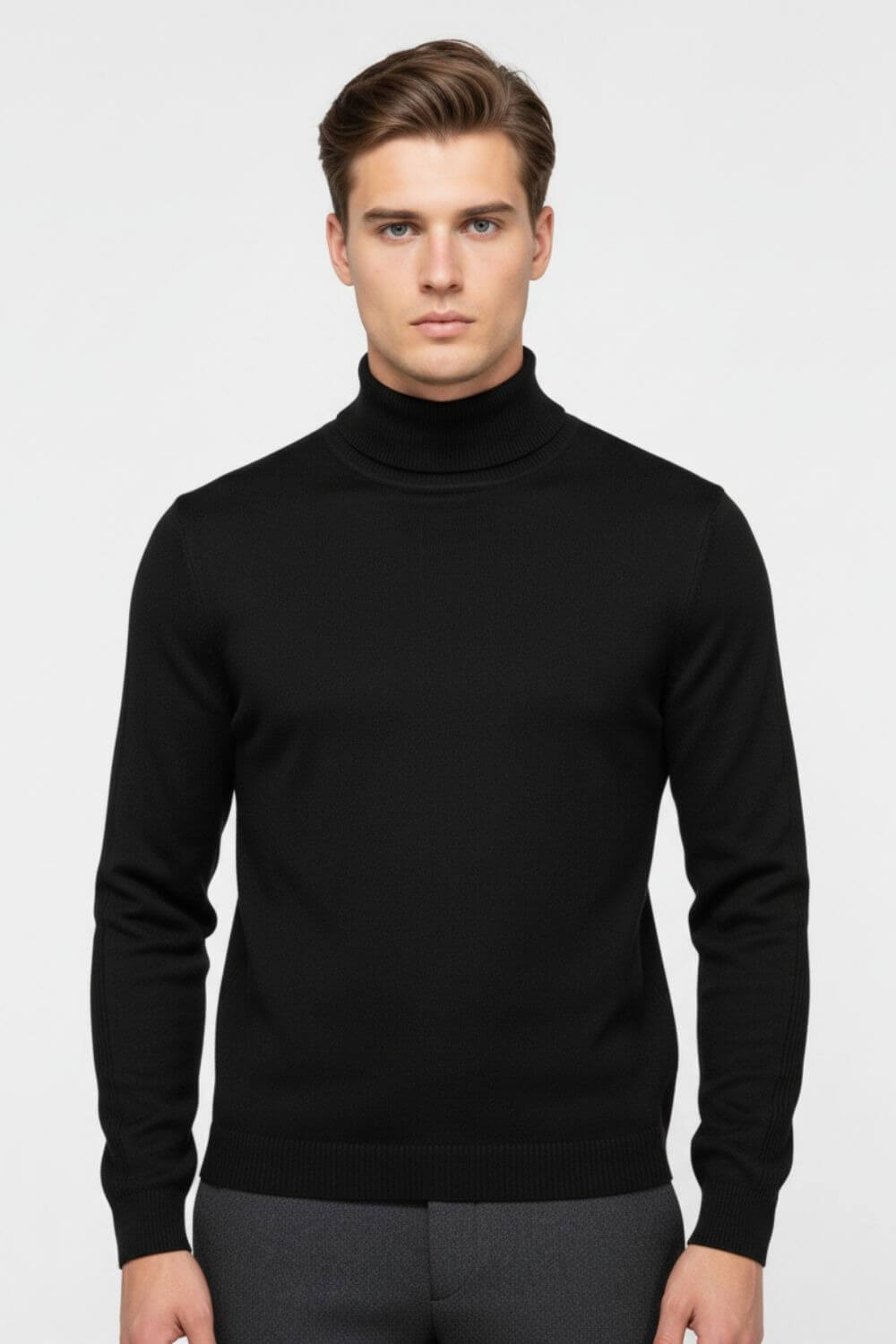 Classic Men's Thermal Turtleneck Sweater - Modish World