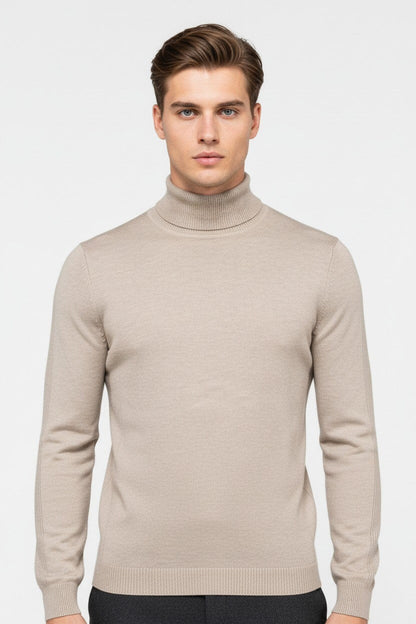 Classic Men's Thermal Turtleneck Sweater