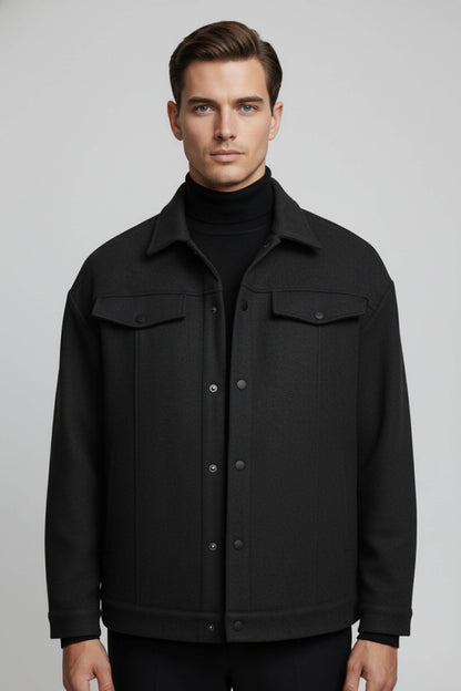 Stylish Men's Shirt Jacket - Warm Winter Layering - Modish World