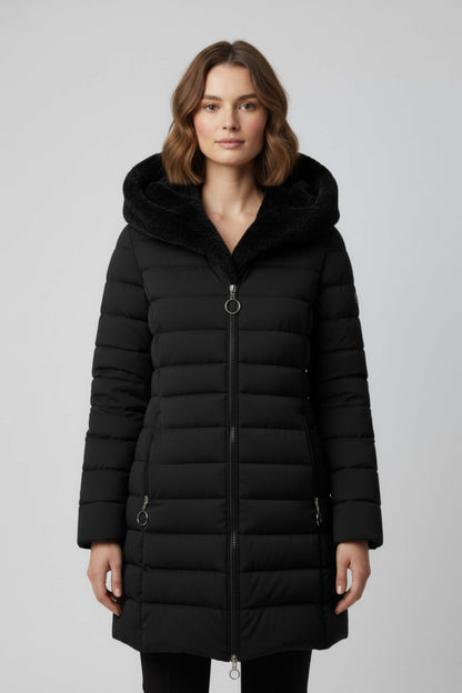 Stylish Women's Down Filled Parka Coat - Modish World