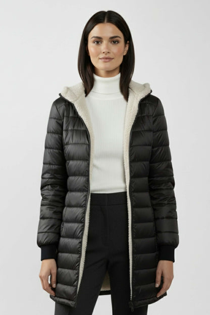 Warm Women's Puffer Coat with Insulated Design - Modish World