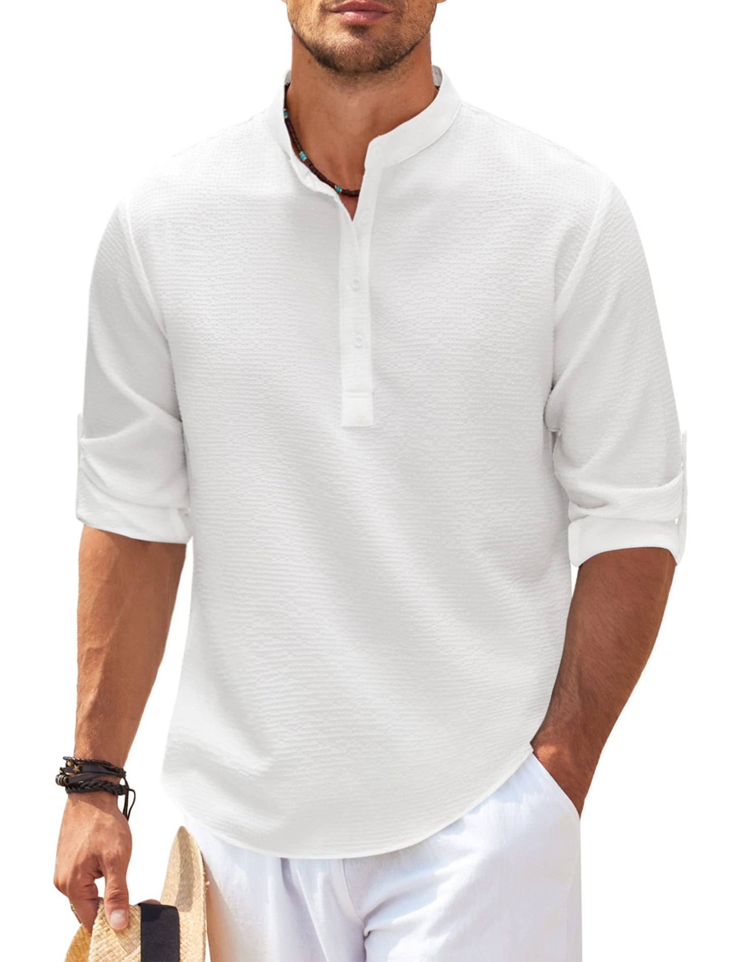 Comfortable Classic Mens Long Sleeve Shirt