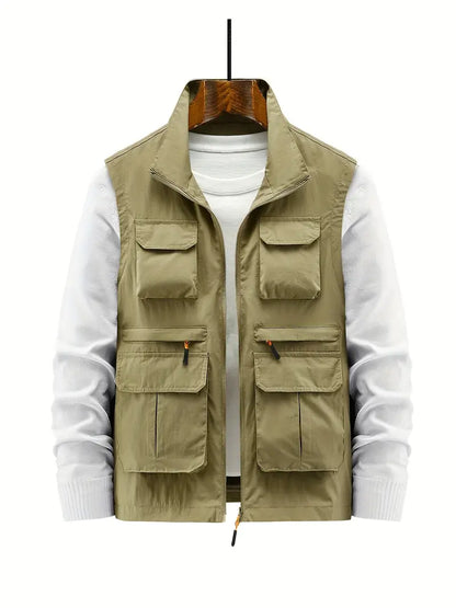 Practical Mens Zipper Fishing Vest