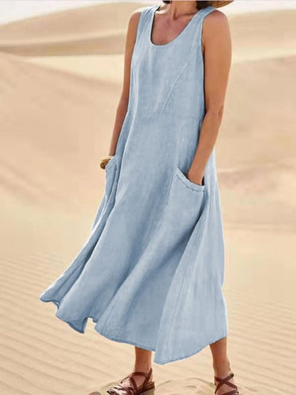 Comfortable Casual Warm Weather Midi Dress