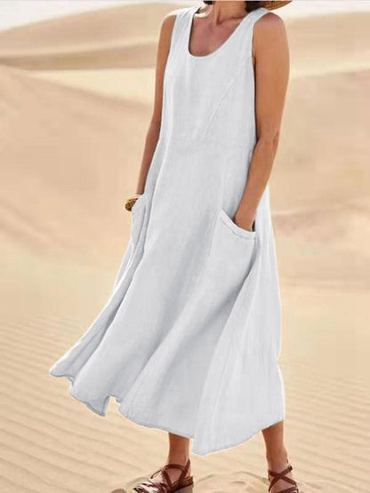 Comfortable Casual Warm Weather Midi Dress