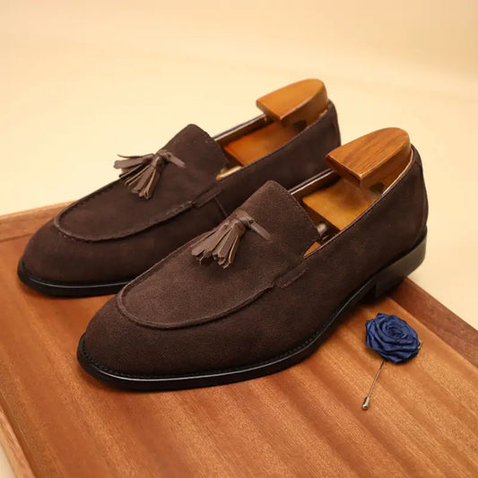 Classic Men's Leather Slip On Loafers - Modish World