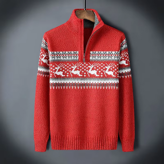 Warm Christmas Reindeer Pullover Sweater - Modish World