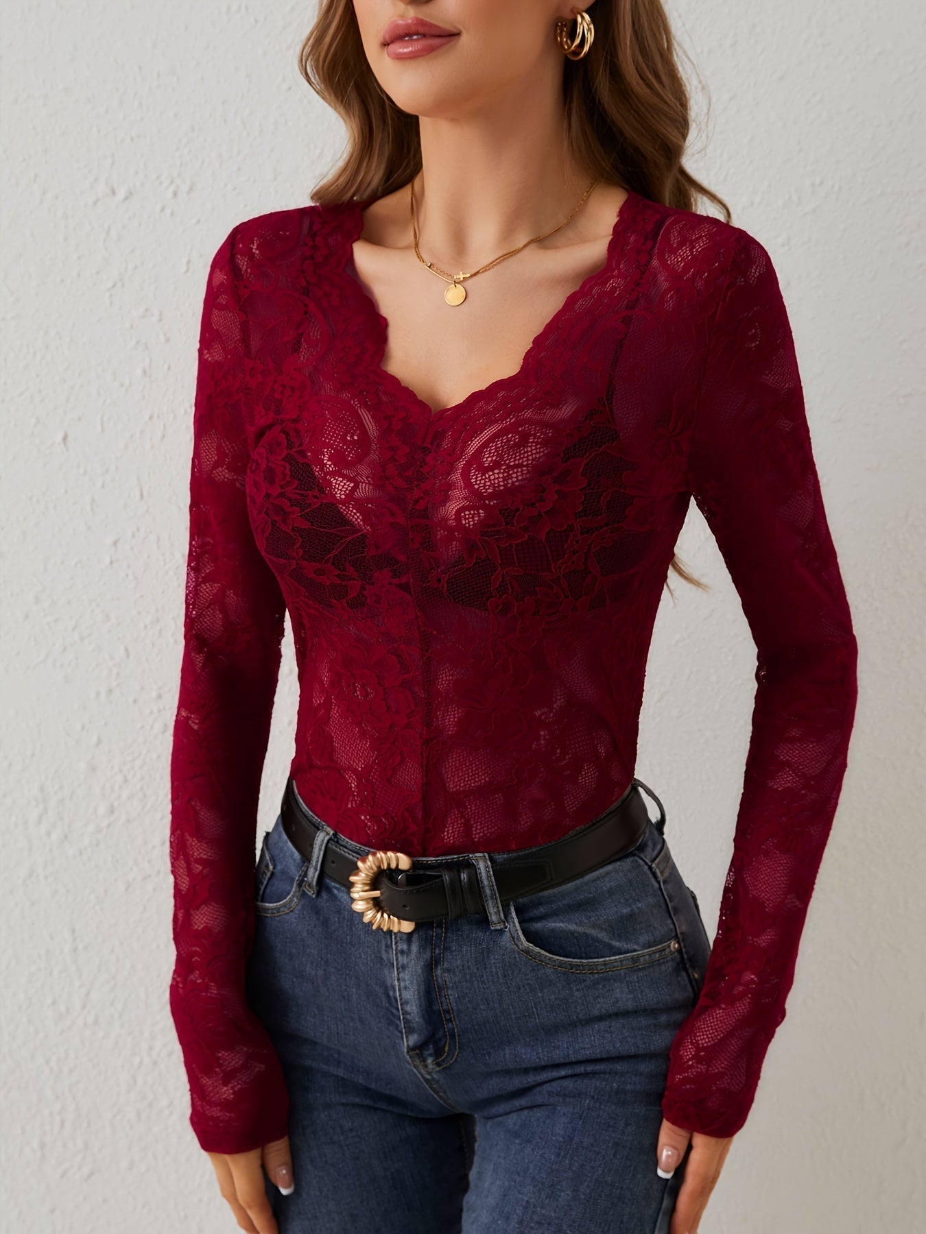 Elegant Women's Long Sleeve Blouse