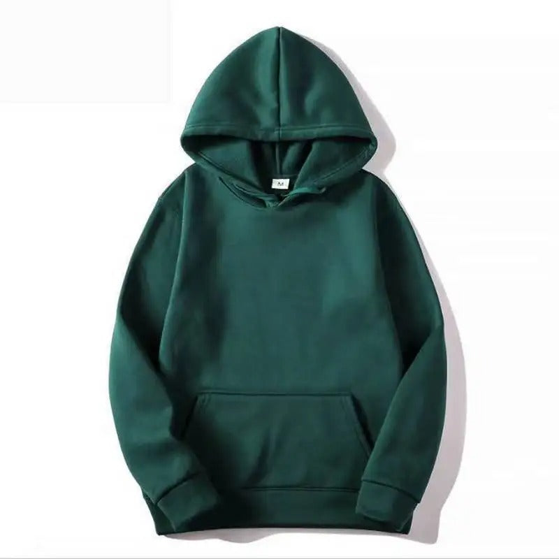 Classic Casual Hooded Sweatshirt with Pockets