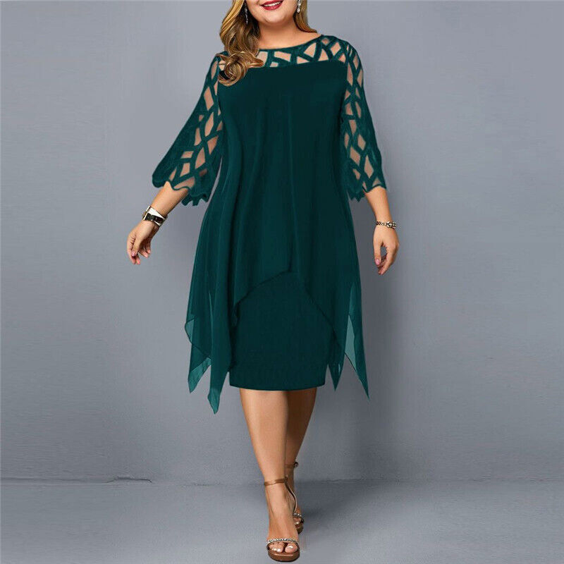 Stylish Curve Fitting Mid Length Dress for Ladies