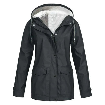 Waterproof Hooded Coat - Insulated Ladies Jacket - ModishWorld