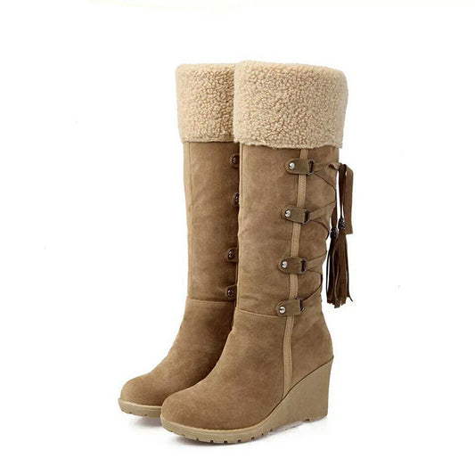 Warm Fur Lined Ankle Boots - Modish World
