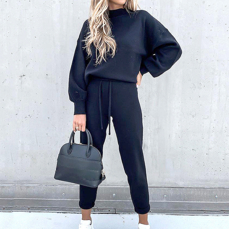 Comfy Women's Pajama Set - Long Sleeve & Jogger Pants