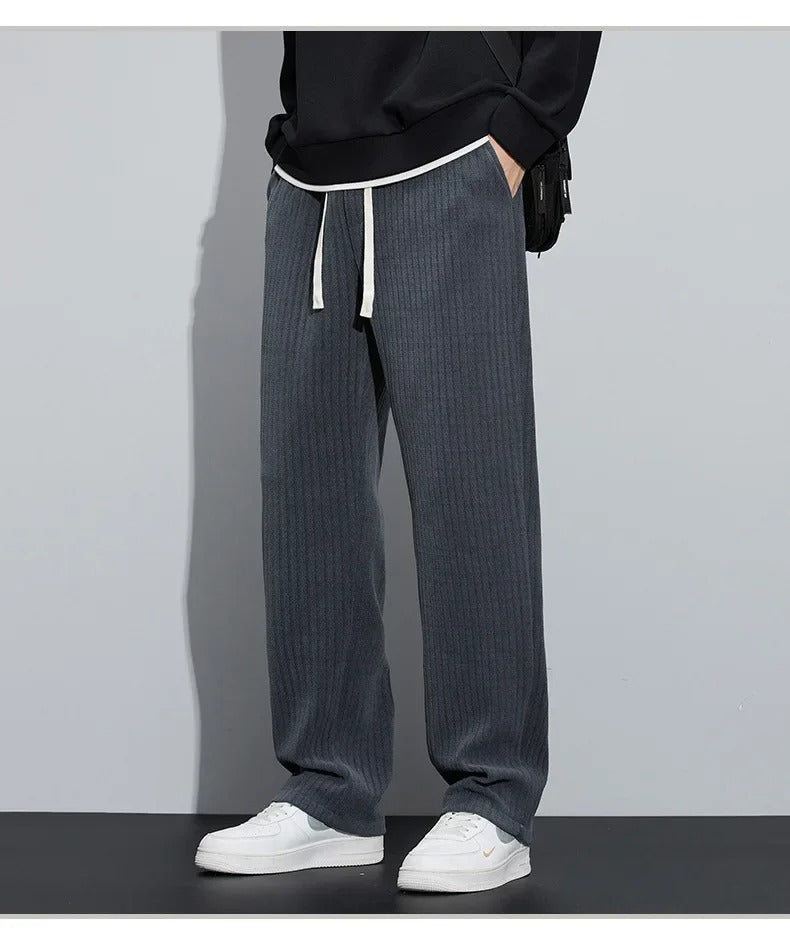 Relaxed Fit Corduroy Mens Jogger Pants - ModishWorld