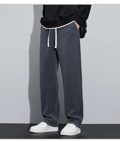Relaxed Fit Corduroy Mens Jogger Pants - ModishWorld