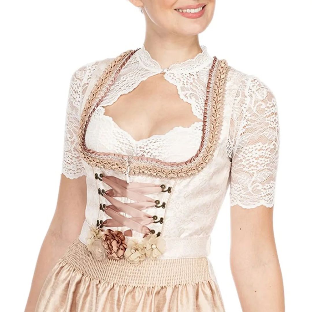 Festival German Lace Dirndl Blouse - ModishWorld