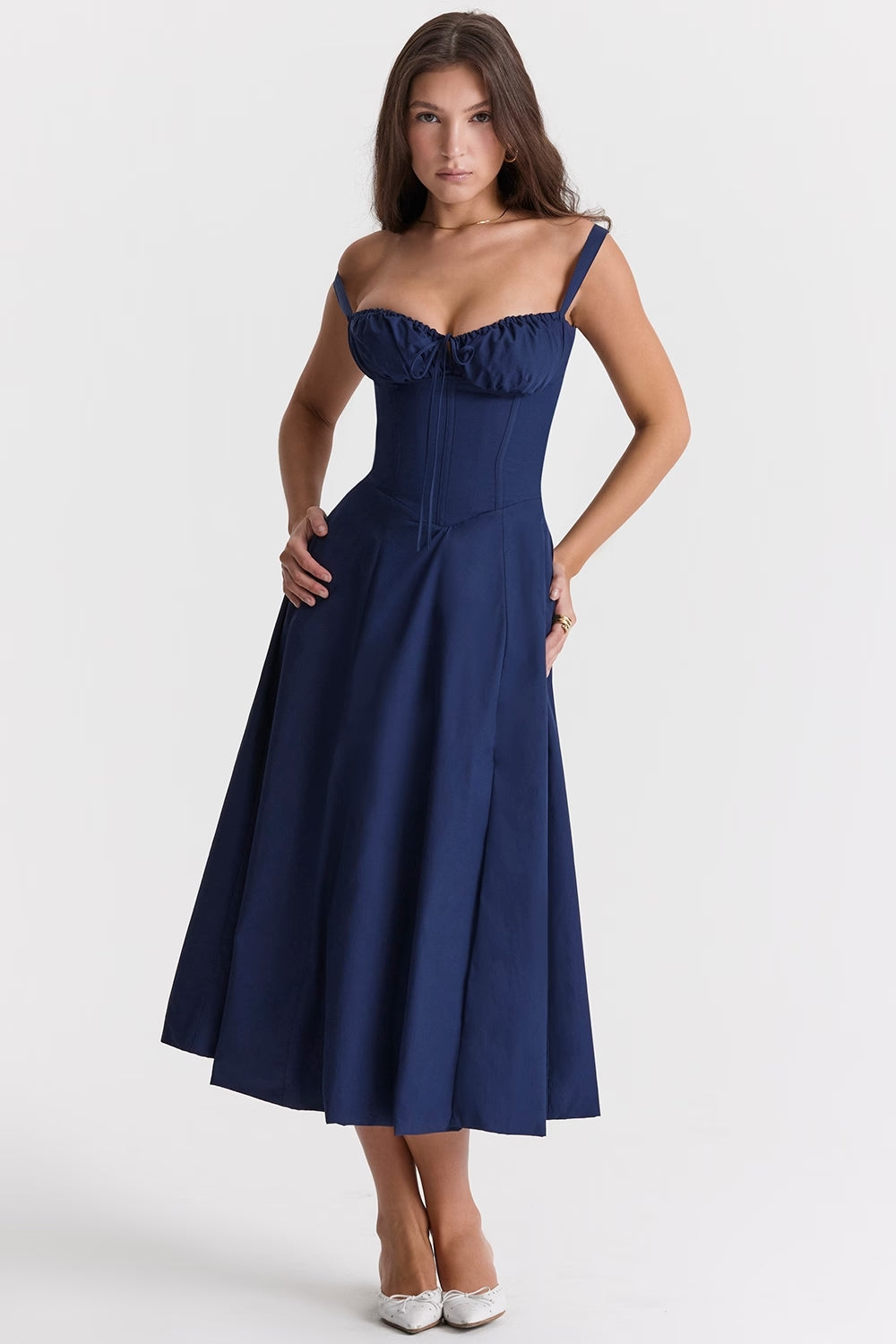 Beautiful Floral Garden Party Dress