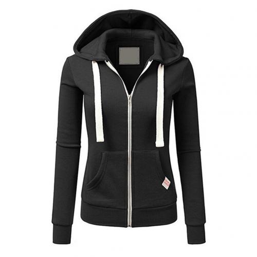 Women's Slim Fit Fleece Hooded Jacket
