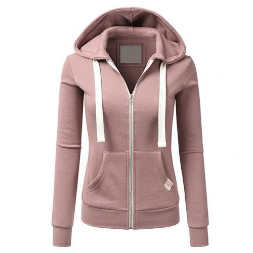 Women's Slim Fit Fleece Hooded Jacket