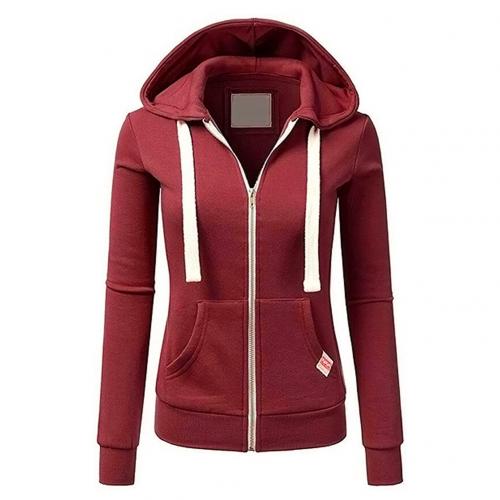 Women's Slim Fit Fleece Hooded Jacket - ModishWorld