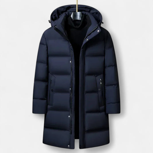 Warm Men's Insulated Down Hooded Parka Coat - Modish World