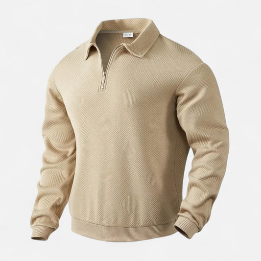 Classic Men's Zip Polo Shirt - Modish World